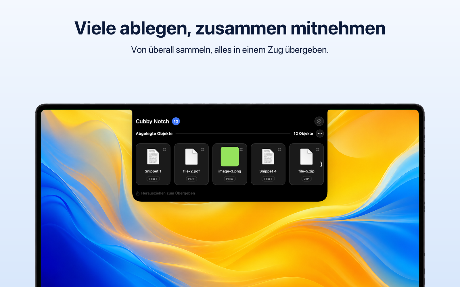 Cubby Notch — Erst sammeln, dann liefern