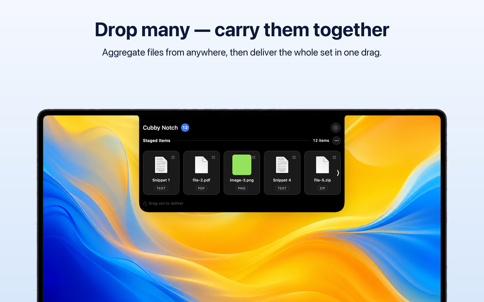Cubby Notch — Gather, then deliver
