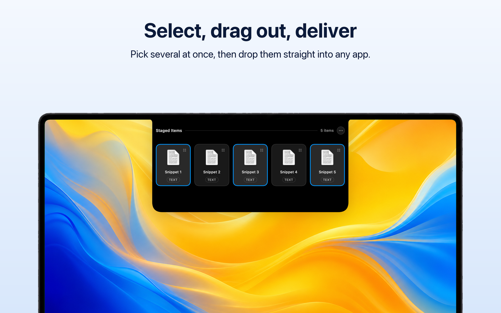Cubby Notch — Pick exactly what you need