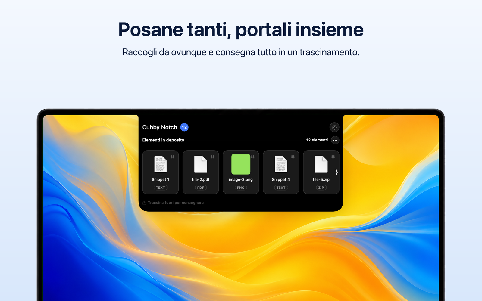 Cubby Notch — Raccogli, poi consegna